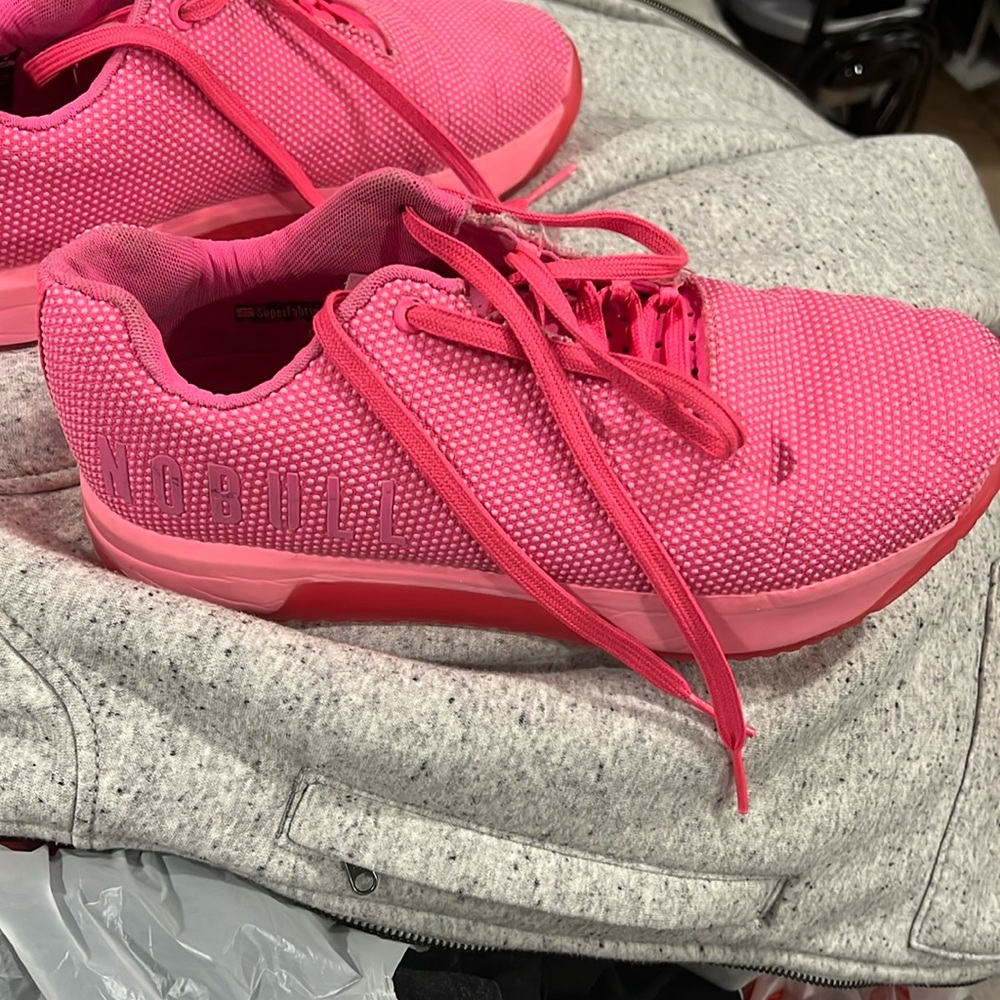 Neon pink No bull shoes